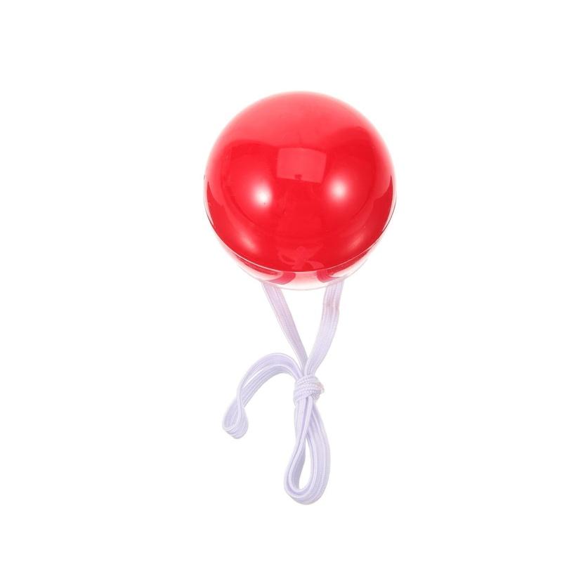 1/3/5 szt. Świecące Plastikowe Czerwone Nosa Rozświetlane Nosy Klauna Akcesoria Przebraniowe Artykuły do Występów Scenicznych na Halloween Boże Narodzenie