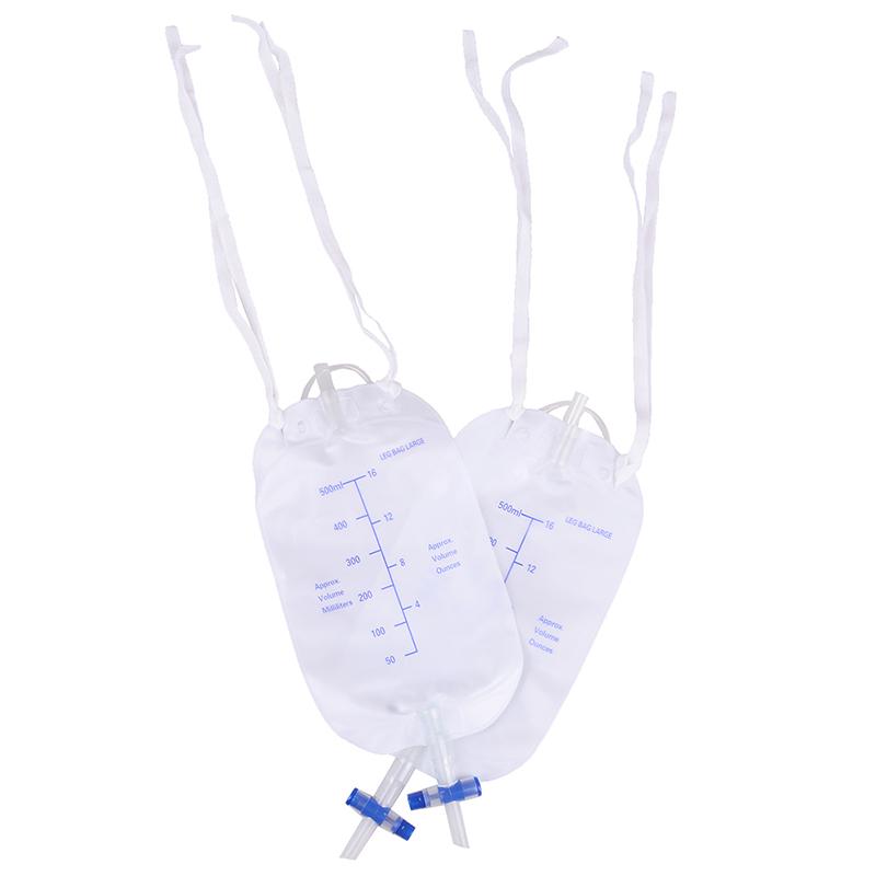 Reusable Male Urinal Bag Urine Bag Silicone Urine Funnel Pee Holder Collector with Catheter for Men Hygiene (Random Delivery)