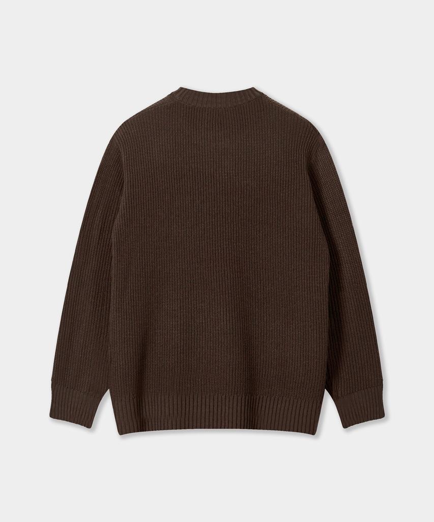 BIRBANTE Comfort Round Knit - Brown