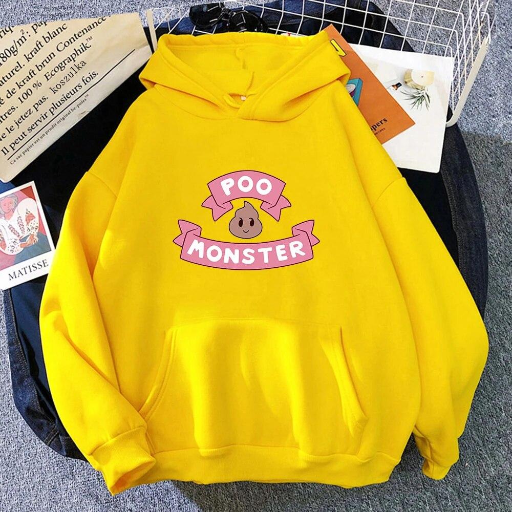 Anime Bee und Puppycat Poo Monster Hoodie Kawaii Winter Frauen Hoodies Frühling/Herbst Unisex Sweatshirt Vintage Harajuku Sudaderas Unisex