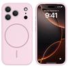 Capa de Silicone Líquido para iPhone 17, Fosca, Carregamento Magnético, Cobertura Total, Capa Macia à Prova de Quedas para Apple 16