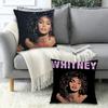 American Singer Whitney Houston Pillow Case Office Cushions Suitable For Sofa Car Bedroom Decorative Cushion Cover