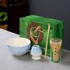 Matcha Whisk Set for Beginners Elegant Bamboo Wood Japanese Matcha Tea Making Kit with Whisk Holder Scoop Sifter