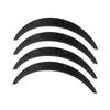4pcs Wheel Eyebrow Protector Flexible PP Widened Decorative Wheel Arches Lips   for Car