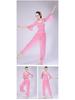 White Butterfly Dance Yoga Set: Gauze Sleeve Chiffon Costume for Women