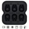 1pc, Skull Ice Ball Mold, Silicone Flexible Ice Cube Trays, Horror Skull Head Ice Ball Maker,For Soft Drinks,  Cocktail, And More, Kitchen Accessories