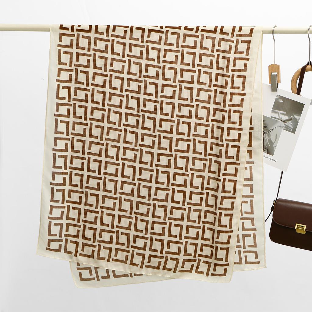 Luxury Retro Scarf Women's Winter Double-Sided Shawl Warm Scarf Shawl Thick Blanket Cloak Buvandachape