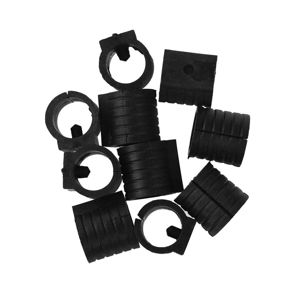 10pcs Bow Chair U Shape Plastic Tube Cover Chair Leg Pad Damper Stool Anti-Front Tilt Pipe Clamp Floor Protectors