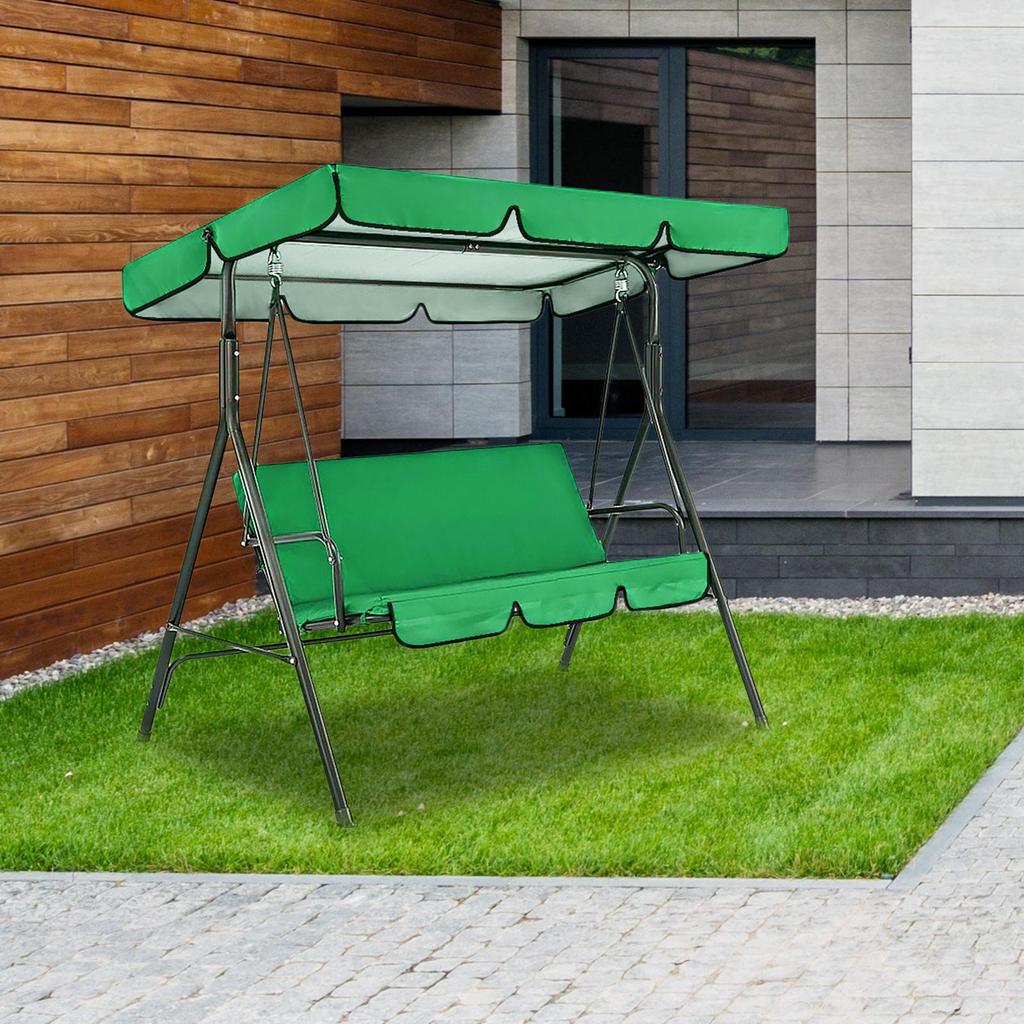 Tettoia di Ricambio per Altalena da Giardino, Copertura Tettoia per Seduta Altalena da Giardino a 3 Posti per Mobili da Esterno e Interno