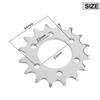 Ruota dentata per bicicletta a scatto fisso 16T Freno a disco Alta efficienza
