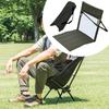 Floor Chair with Back Support Camp Bleacher Cushion Seat Pad Storage Bag Foldable Beach