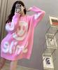 Women's Autumn/Winter Smiley Face Loose Knit Sweater - Versatile Mid-Length Pullover