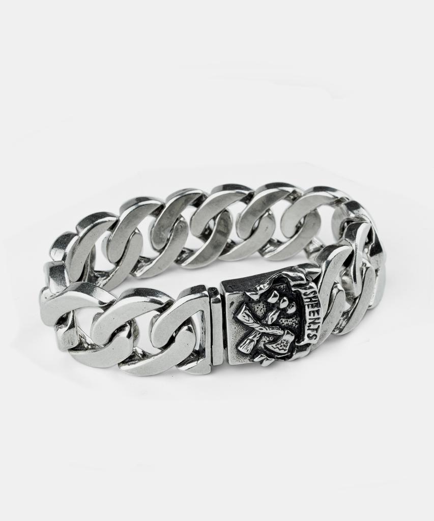 Sheen666 566 Chain Silver Bracelet
