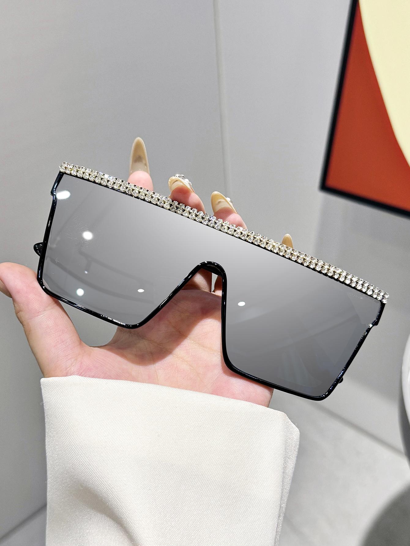1Pc Fashion Oversized Square Frame Sunglasses Trendy Retro Fashion Women s Sunglasses Fashion Accessories Outdoor Activities