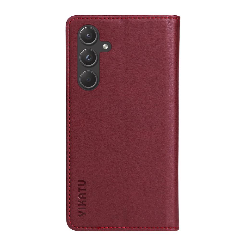 YIKATU YK-001 For Samsung Galaxy A55 5G Magnetic Case Book Style Leather Stand Phone Cover