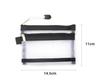 Double Layer Zipper Coin Bag Nylon Mesh Lipstick Key Earphone Organizer Holder Bus Bank ID Credit Cards Pouch Case Storage