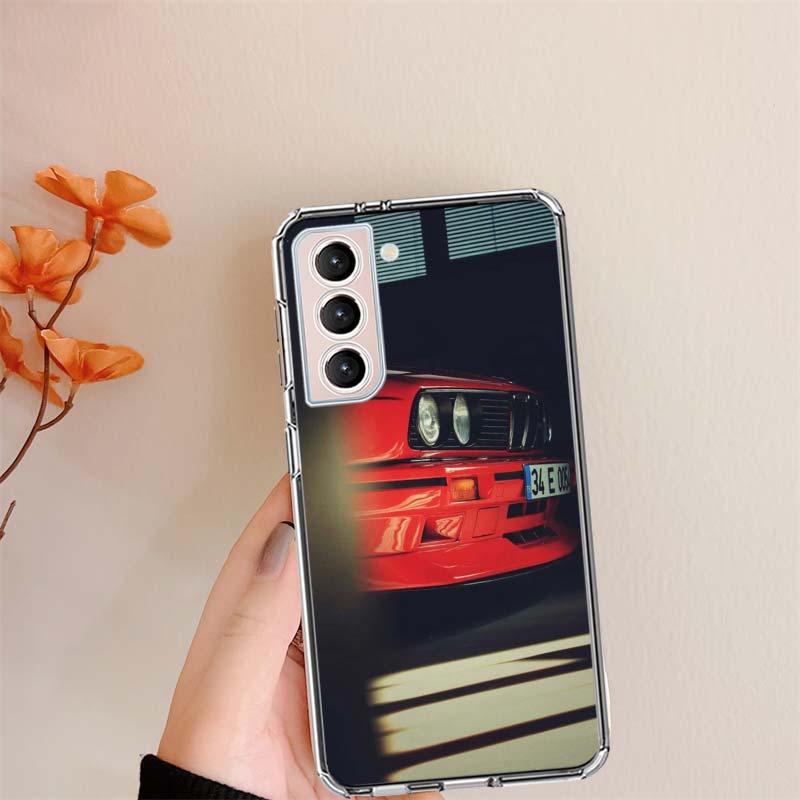 Car for B- Bmwes-S E30 Phone Case For Samsung S24 FE Galaxy S22 S25 Ultra S25 Edge S21 S23 FE S20 S10 Plus Cover Shell Coque Cle