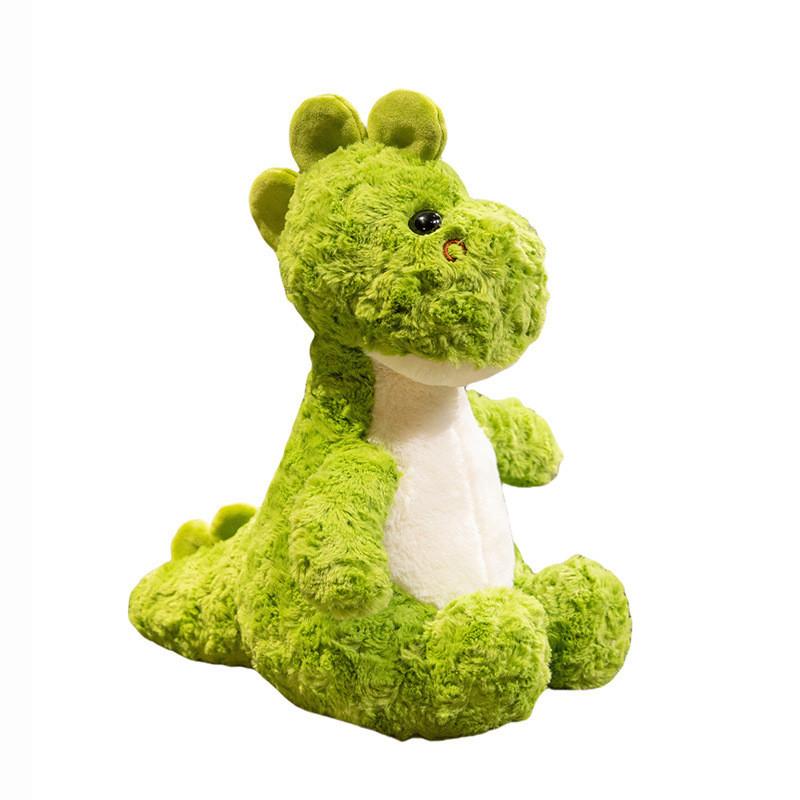 Green Adorable Dinosaur Plush Toy Soft Stuffed Animal Pillow For Sleep  Comfort