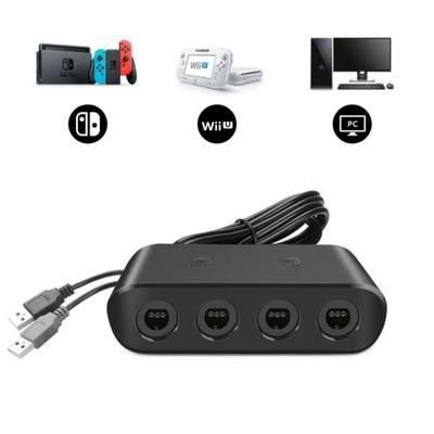 Konwerter 3 w 1 GC do WIIU / PC / Switch Pudełko konwersji NGC Wtyczka wysyłania szeregowego Plug and Play Bez sterownika