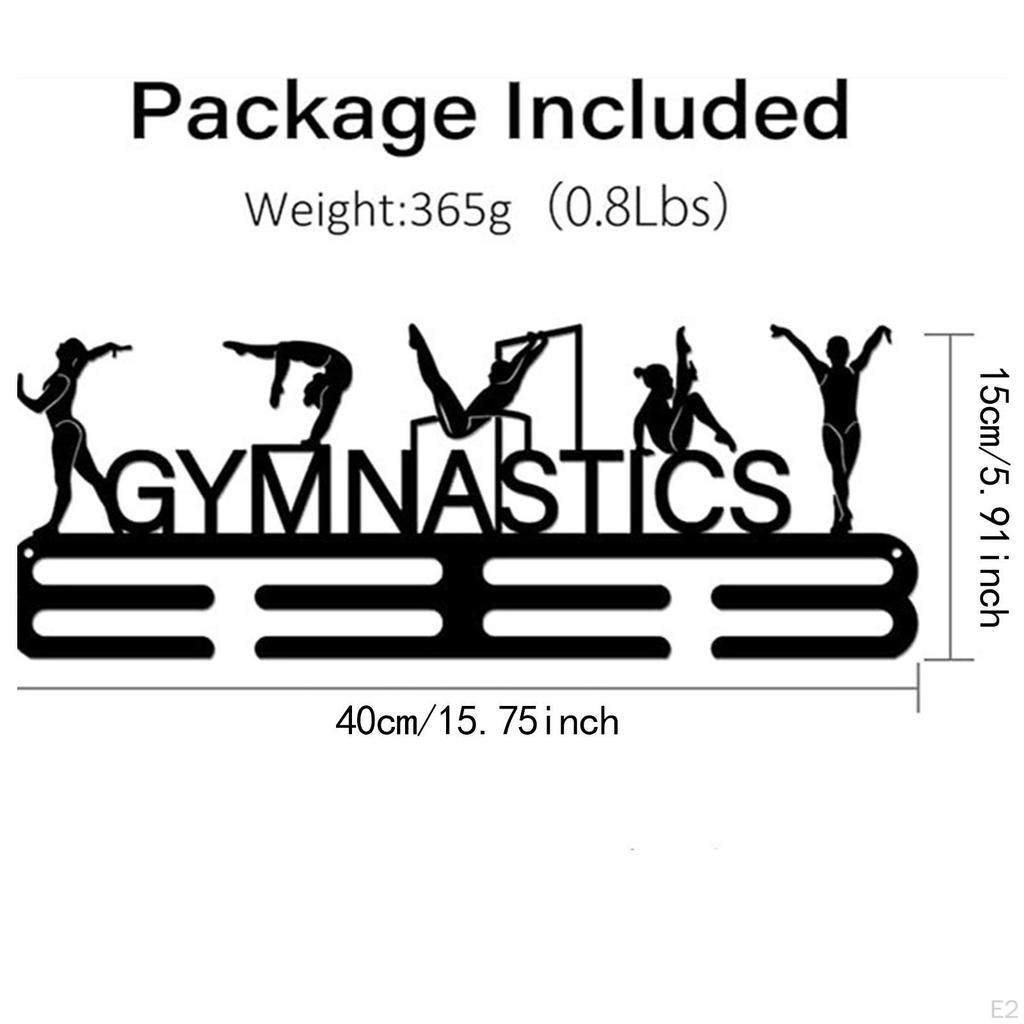 Sportmedaillen Wandhänger Gymnastik Auszeichnung Haken Display Eisen Einfach zu Installieren Metall Montiertes Regal