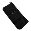 Black Short Waitress Apron 7 Pockets Adjustable Server Apron for Women Man Restaurants Cafes Machine Washable