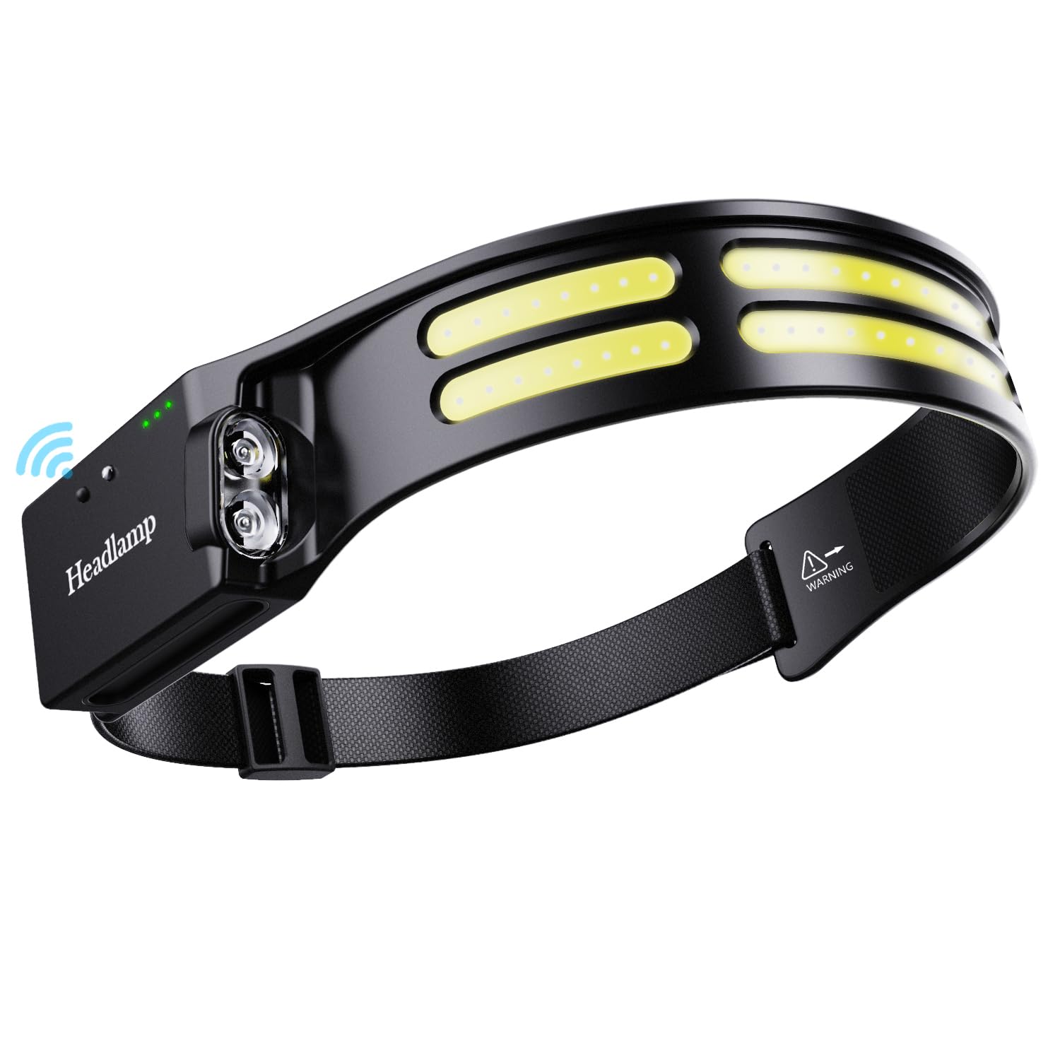 

Tebool 1800 мАч 800 Мах Движение рукой 4 режима освещения Красный Белый Водонепроницаемый и Идеальный для ночного использования на открытом воздухе и Мощный Компактный и Налобный фонарь, Перезаряжаемый через Type-C, чёрный