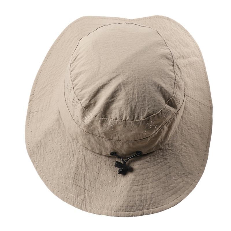 Comfortable Sun Hat For Men And Women With Wide Brims Sun Protection Breathable Fishing Cap for Outdoor Hiking Camping