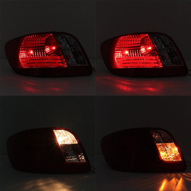 Car Accessories Tail light Rear Headlight Warning Brake Lamp For Kia RIO Rio5 2006 2007 2008 2009 2010 2011 Taillight Assembly