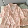 Nuovo Set Pigiama Estivo da Donna in Cotone Nuvola - Carino a Maniche Corte con Pantaloncini