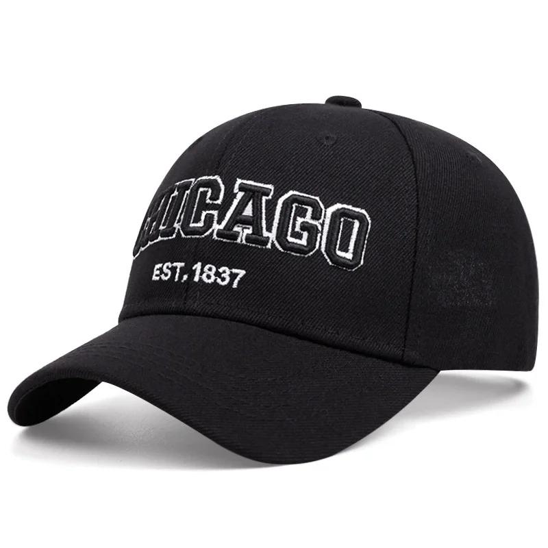 Summer Men Mesh Baseball Cap Outdoor Sport Chicago Letter Snapback Hat For Women Unisex Breathable Caps Hip Hop Trucker Hats