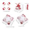 16 Pieces Christmas Candy Boxes Christmas Treat Gift Boxes Triangular Foldable Biscuits Boxes Christmas Candy Goody Container