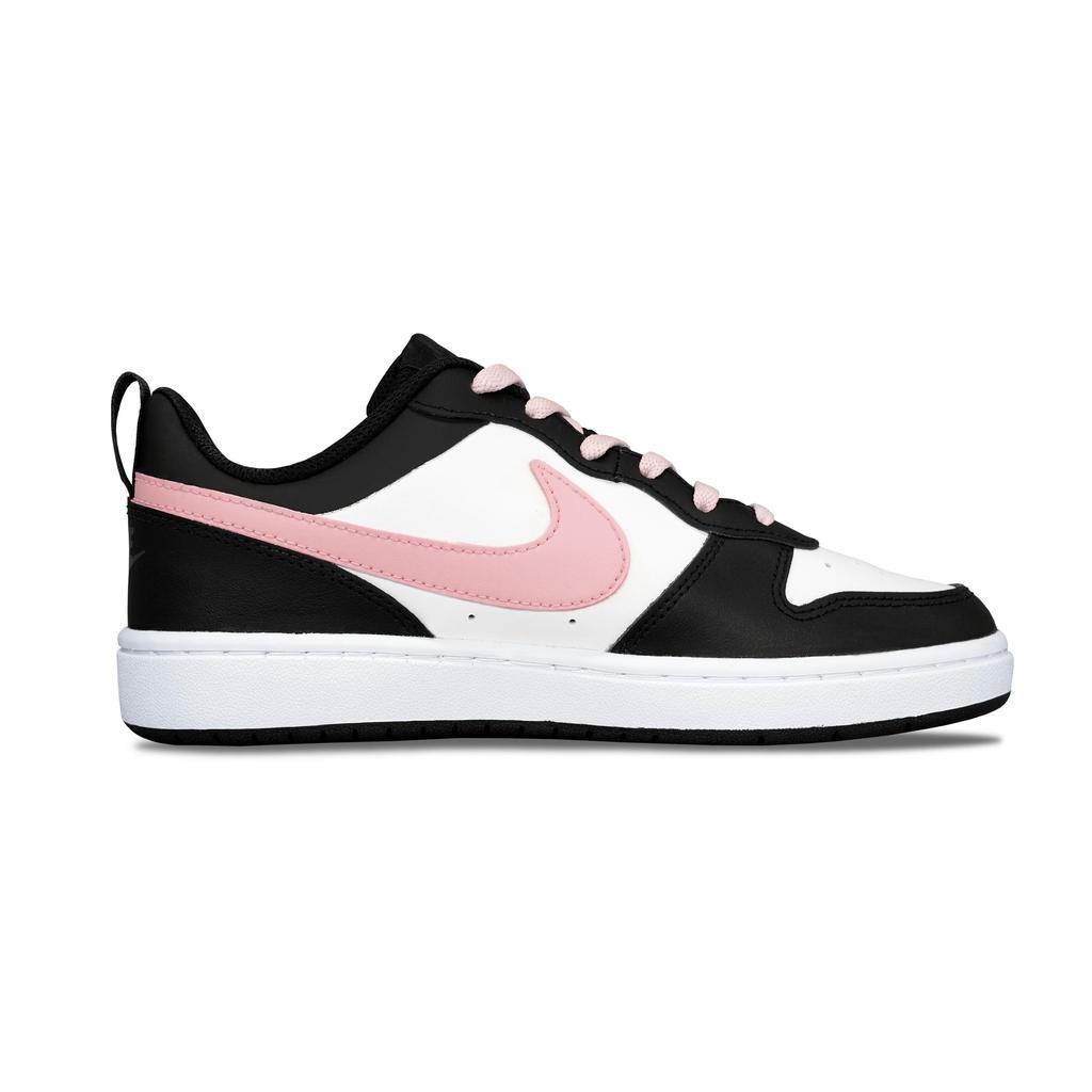 Nike Court Borough Low 2 Fresh Look Lingying Non Slip Lightweight Low Top Skateboard Shoes GS Pink White BQ5448-115(Team282-)