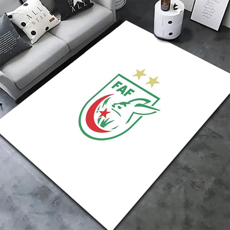 Algeria National Football Carpet Rug for Living Room Bedroom Home Sofa Decoration,Kids play Non-slip Floor Mat