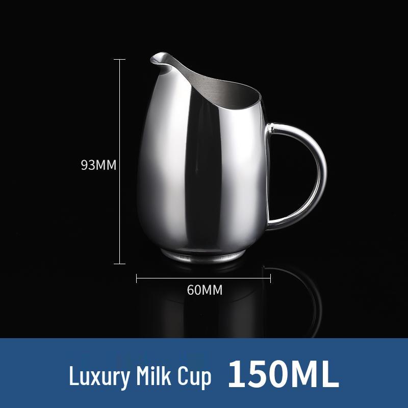 Stainless Steel Sugar Bowl and Milk Cup Set for Restaurant and Hotel Use