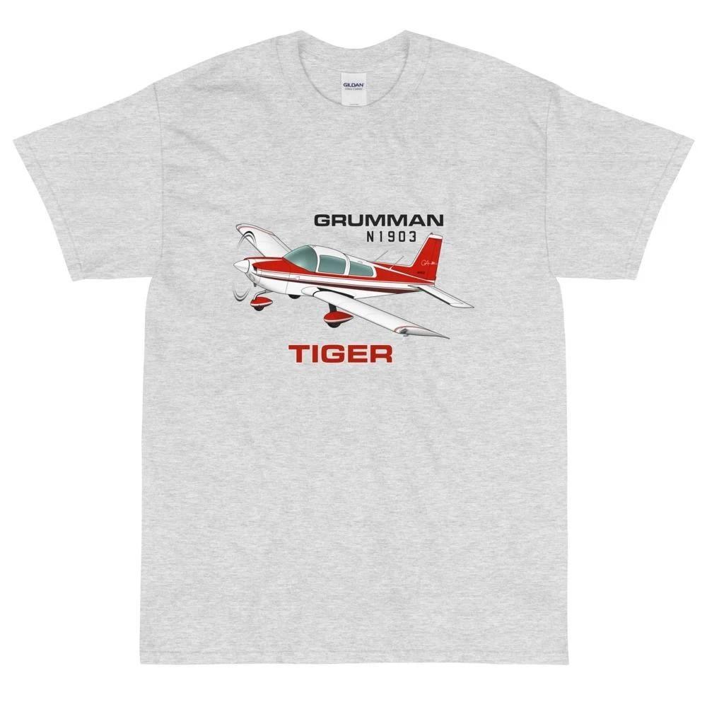 Grumman American Tiger Custom Airplane T-Shirt - Personalized with your N# XL