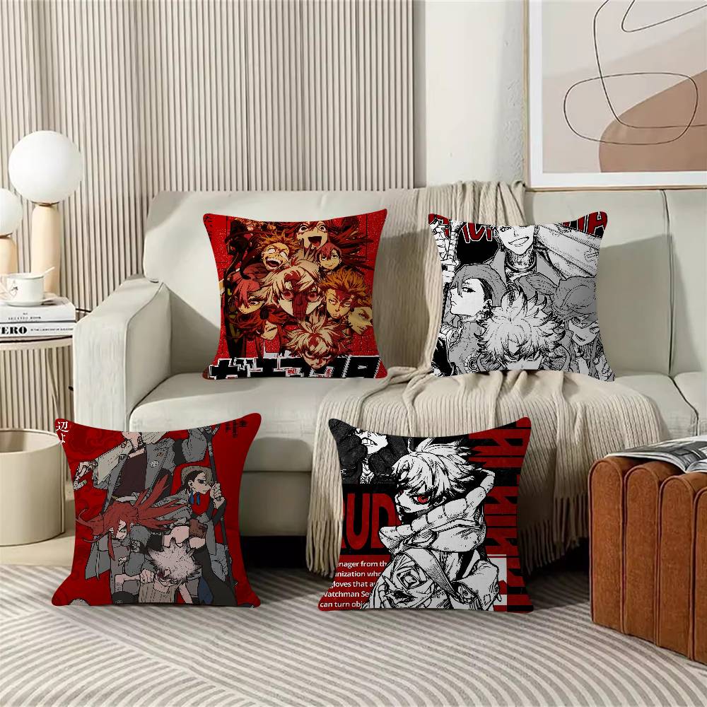 Heiß Kühl Anime GGachiakuta Ahorn Design Kissenbezug Glückliche Herbsternte Dekoration Feiertagsdekoration Kissenbezug