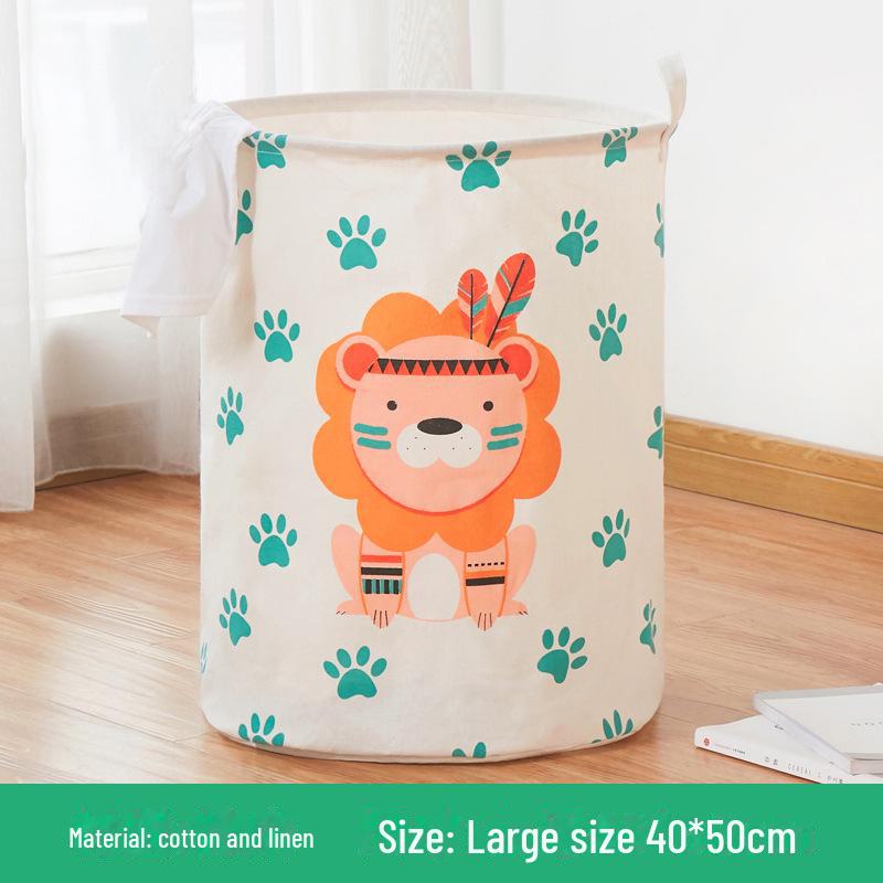 Multifunkční úložný koš na oblečení a hračky do domácnosti