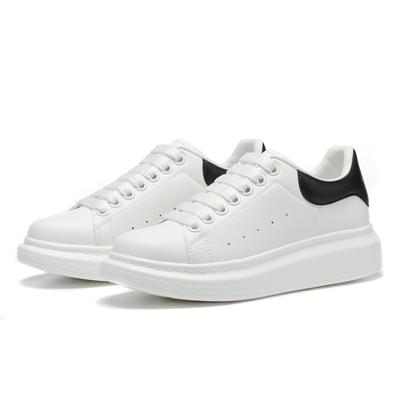 Fashion Korean Style Men's Casual White Shoes Lace-up Oxfords Shoe Breathable Original Leather Flats Platform Sneakers Street Footwear