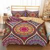 Bohemian Style Bedding Set Duvet Cover With Pillowcase King Size Comfortable Dedding A Bedroom Suitable For Placing A Large Bed