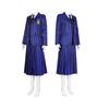 Halloween Wednesday Addams Role Playing Adult School Uniform Costume Set For Themed Parties
