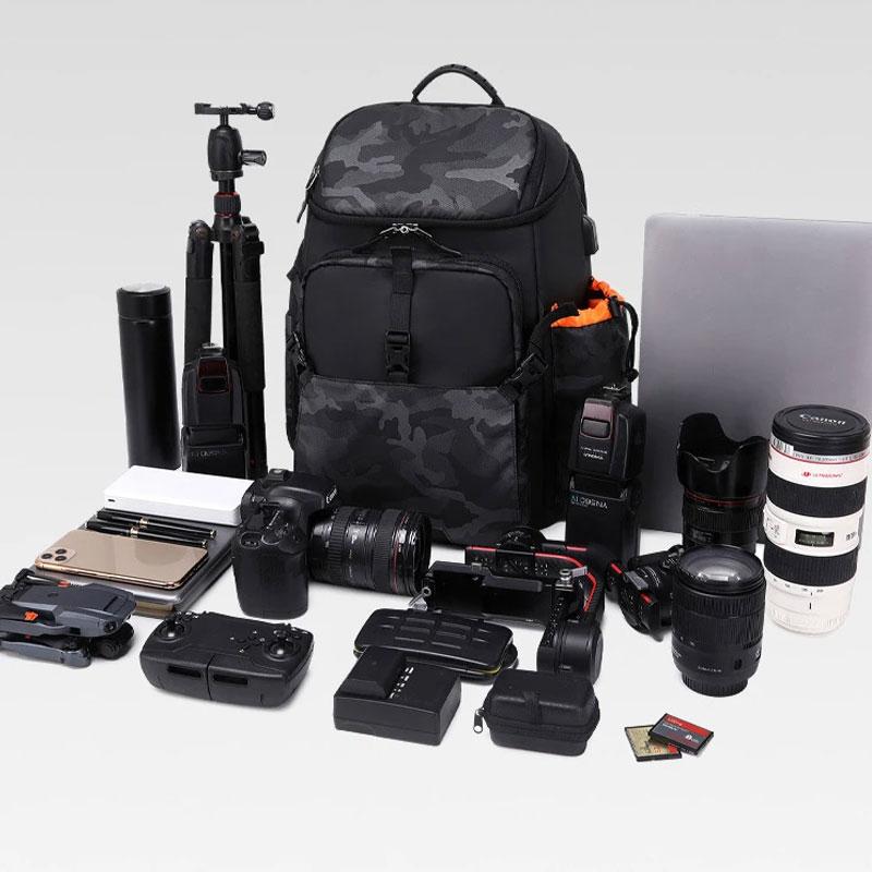 Slr Camera Backpack, All-in-one Multifunctional Bag For Dslr, Drone, Laptop And Stabilizer|travel & Shooting Mission Gear For Photographers