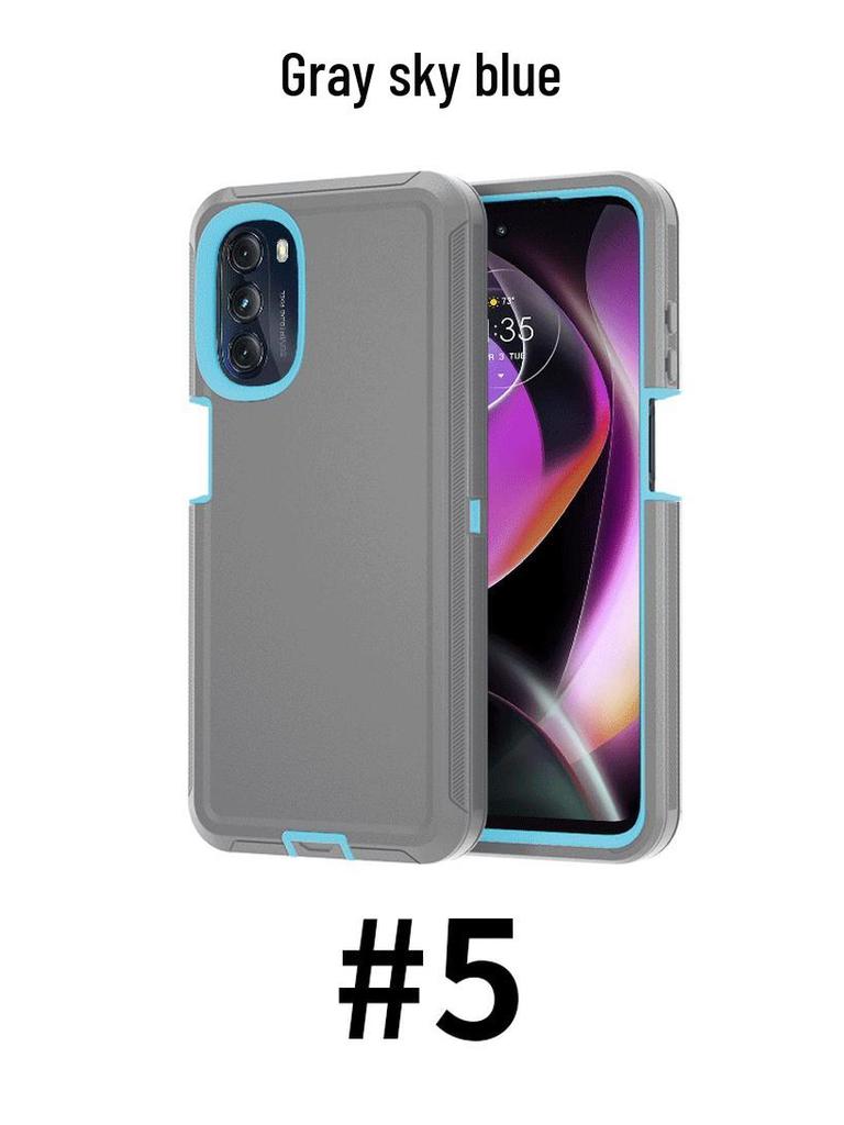 2023 Moto G 5G Three-in-One Protective Case - Drop-Proof, Cross-Border Compatible (Fits 2022 Model)