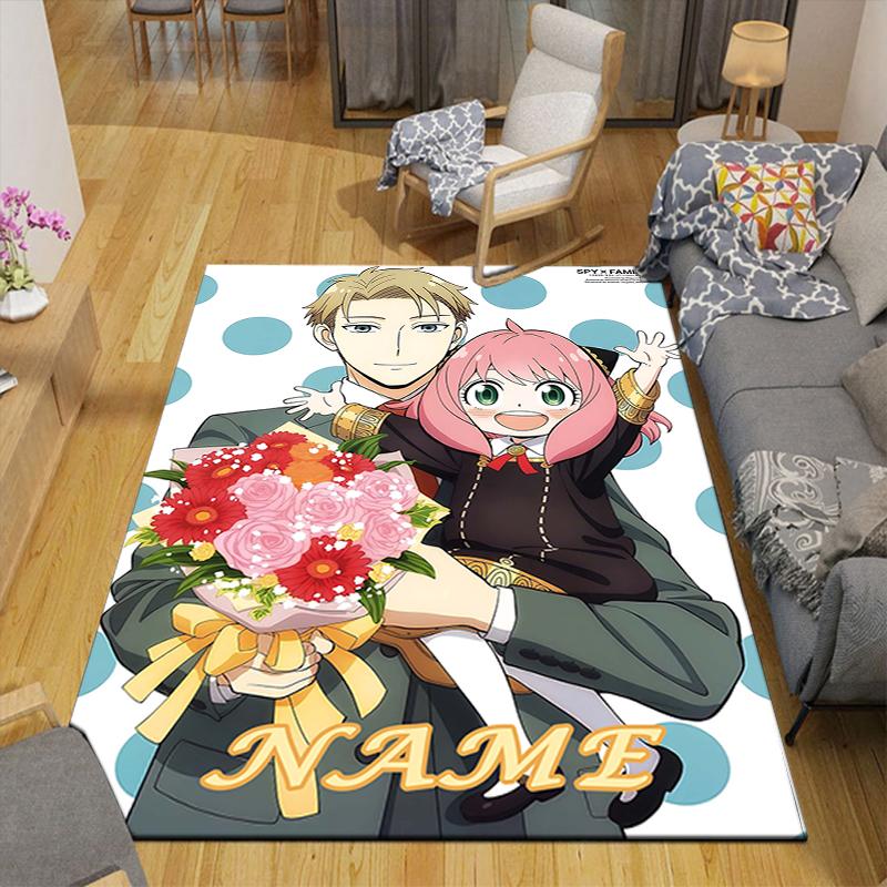 Custom 1Pc Spy Family Romance Rug Office Carpet Indoor Outdoor Entrance Doormat Nonslip Soft And Comfortable Living Room D2915264