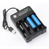 4 Slot 18650 Charger 3.7V Li-ion Battery USB Independent Charging 2X 3X 4X Portable Electronic 16340 14500 26650 Battery Charger