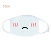 ALL-FASHION-MALL Λευκή Anime Εμοτικόν Μάσκα Στόματος Kaomoji Αντι-Σκόνης Kawaii Μάσκα Προσώπου