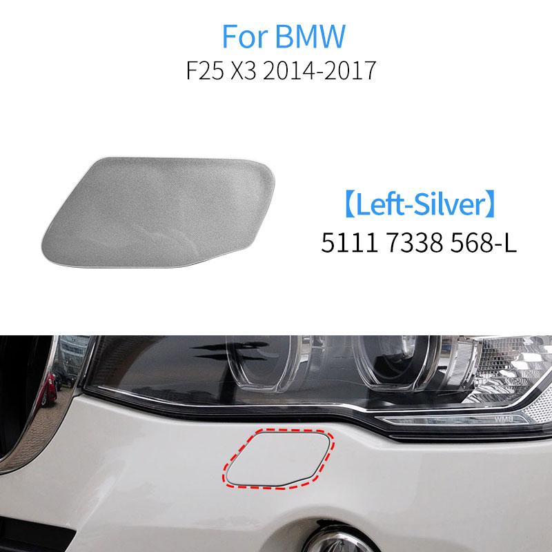 Car Front Bumper Headlight Washer Cover Cap  Accessories Painted Trim Shell For BMW X3 X4 F25 F26 LCI 2014-2017 51117338568