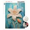 Pearl Lily Painting Handmade Creative Projects. Home Wall Decoration.