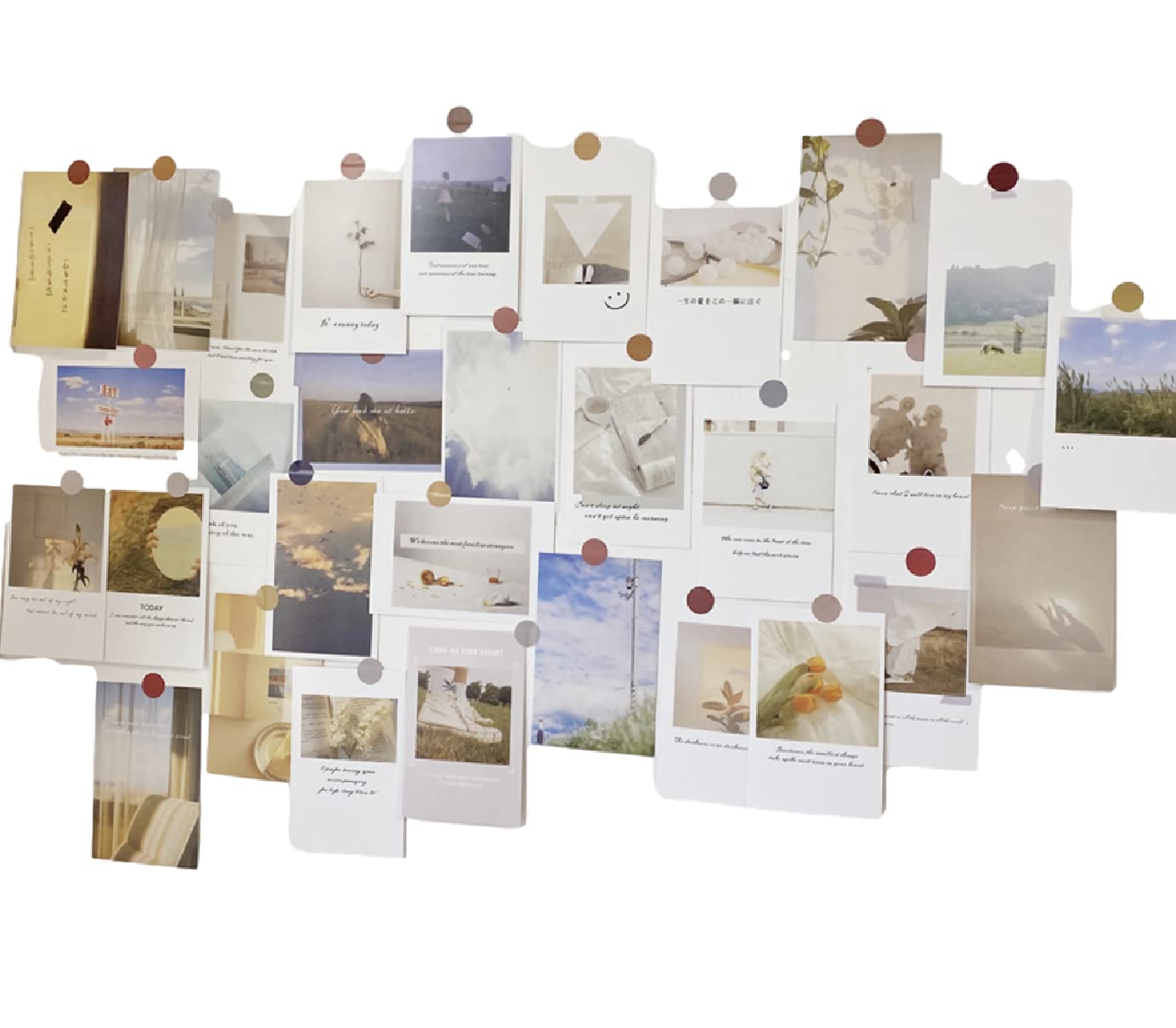 

Донали Стильные и Милые Открытки, Набор из 30 штук, Размер открытки, Скандинавский, Корейский и Международный Дизайн, Мини-постеры (натуральный)