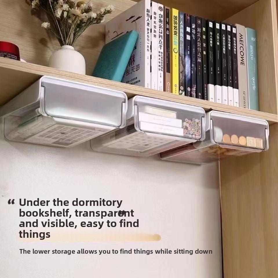 Moderne minimalistische ABS-Schublade zur Aufbewahrung unter dem Schreibtisch mit verstecktem Design für die Büroorganisation