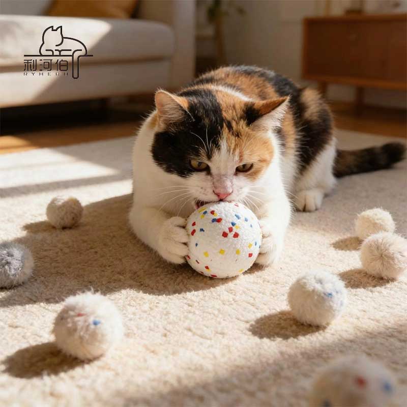 Solid Durable Pet Chew Toy Bite Resistant Floating Foam Throwing Interactive for Pet Training Pet Ball Rubber Pet Toy